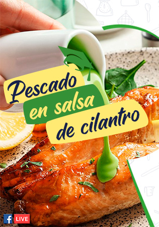Recetapescadoensalsa de cilantro