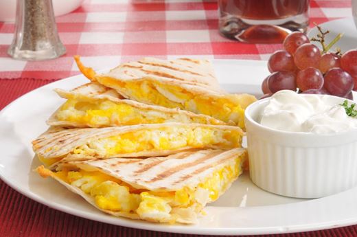 Quesadillas con Huevo