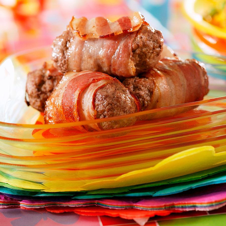 recipe image Rollitos de carne con tocineta